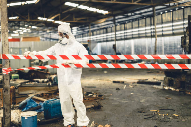 Professional Trauma Scene Cleanup technician working in Carleton, MI